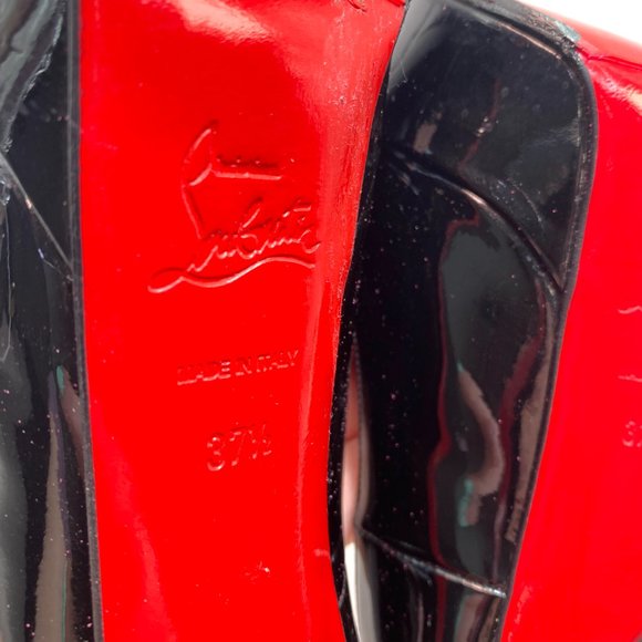 🌷❤️‍🔥FINAL SALE 🔥 NO OFFERS🌷💥Christian Louboutin Bianca 140 Heels 37.5 - Picture 7 of 8